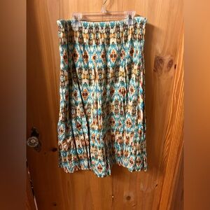 Chico's Multicolor A-Line Skirt